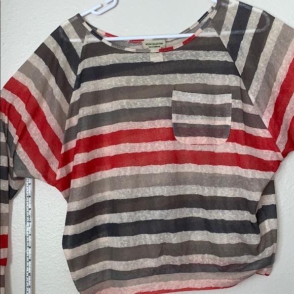 Moon Collection Sweaters - Moon collection size small tan shear long sleeve